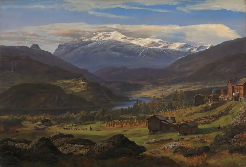 Från Hjelle i Valdres av Johan Christian Dahl