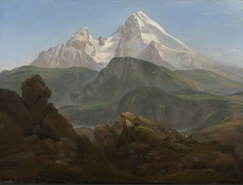 The Watzmann av Johan Christian Dahl