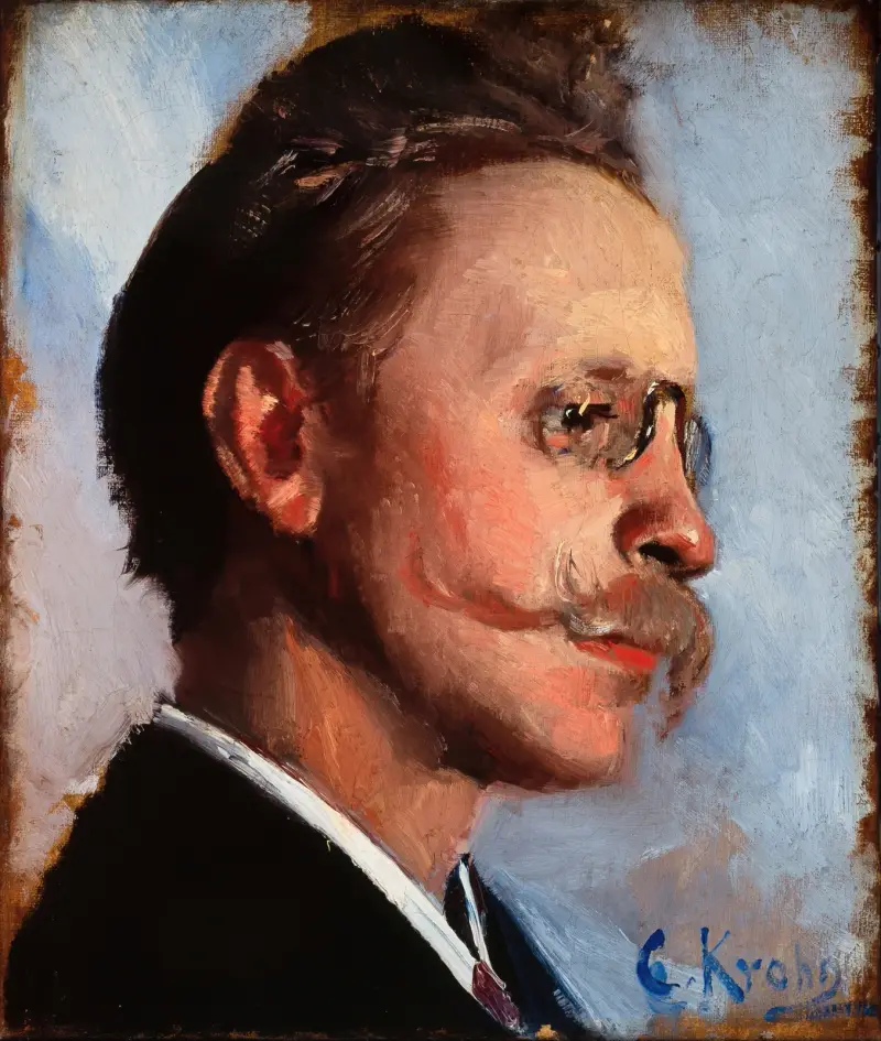 Otto Benzon, Christian Krohg