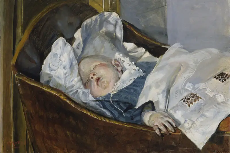 Tulla, wnuczka artysty, Christian Krohg