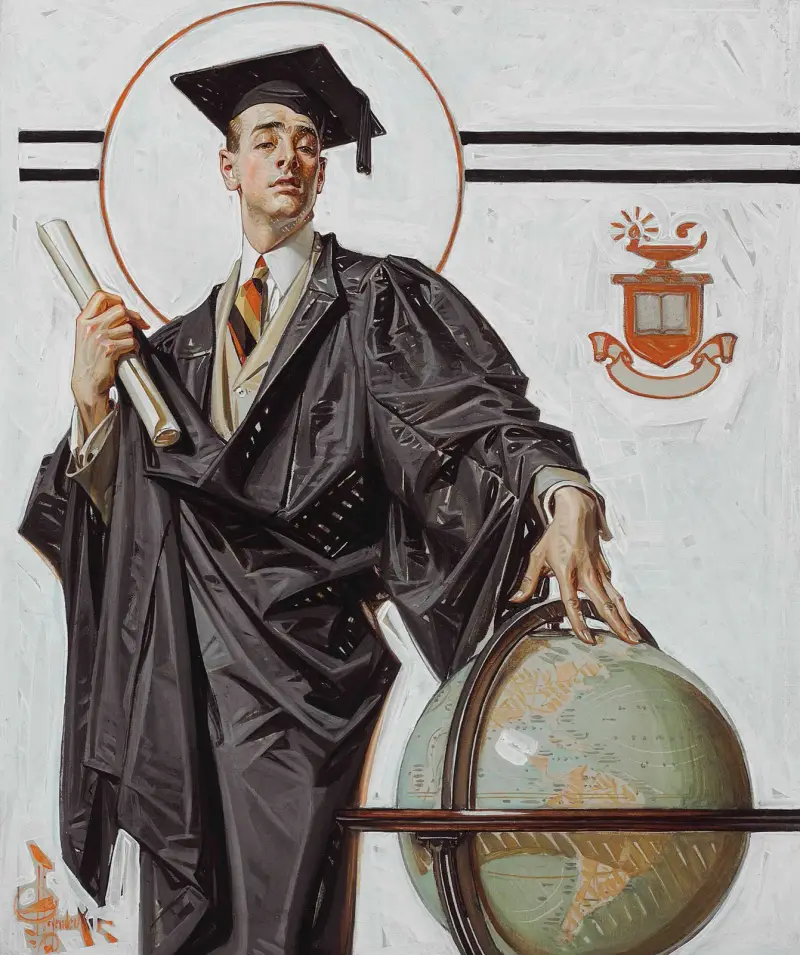 Juni-Absolventin von Joseph Christian Leyendecker