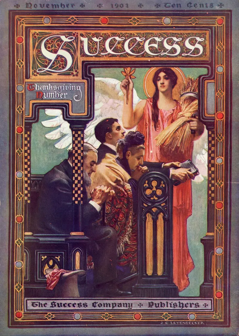 Success November 1901 Ten Cents Thanksgiving Number von Joseph Christian Leyendecker