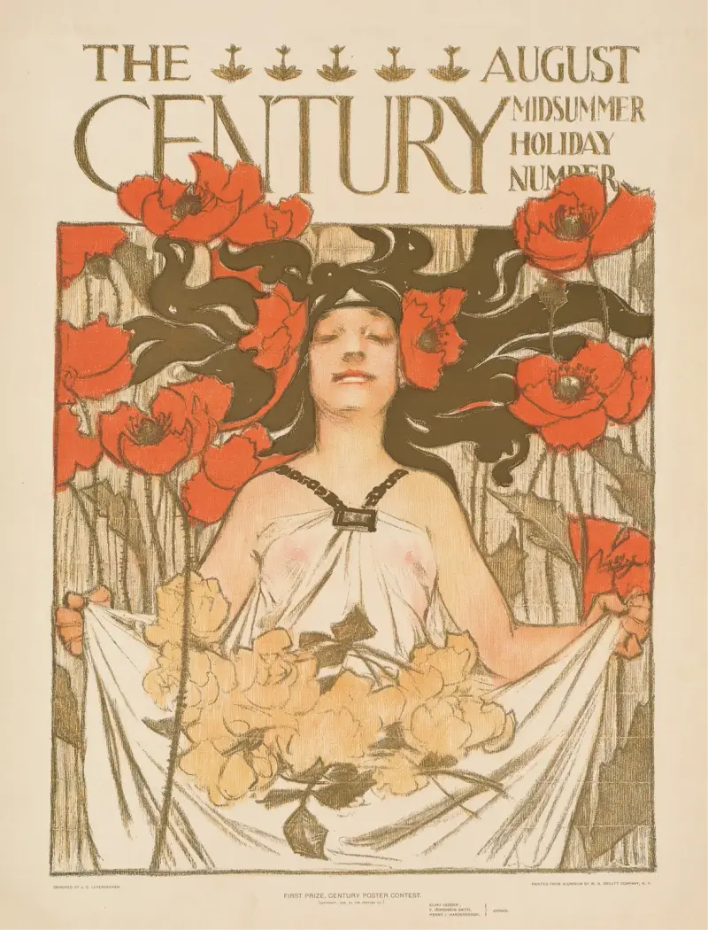 The Century, augusti, midsommarnummer av Joseph Christian Leyendecker