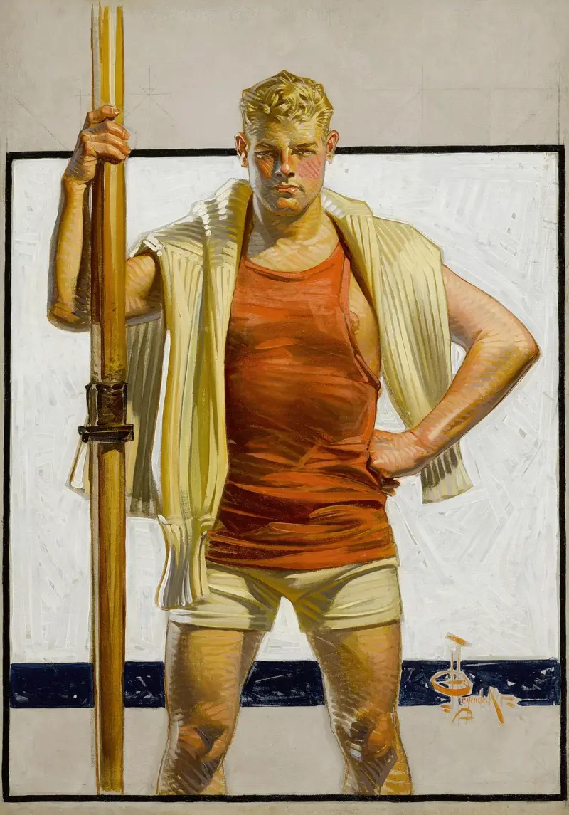 The Oarsman av Joseph Christian Leyendecker