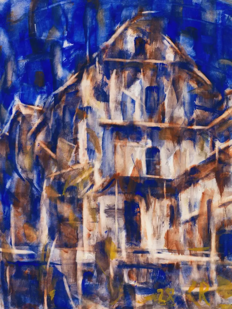Tessiner Häuser I von Christian Rohlfs