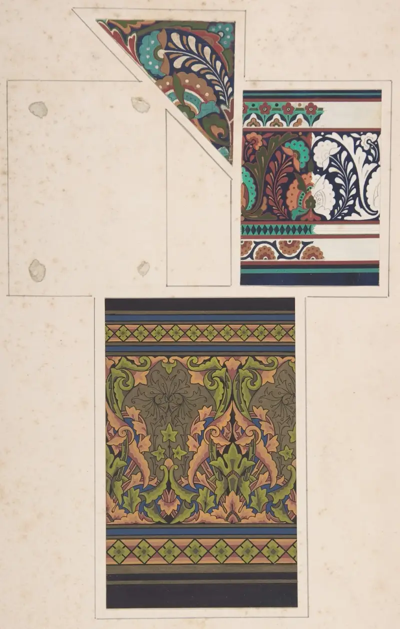 Designová kresba, 1883 – Nr. 4, Christopher Dresser