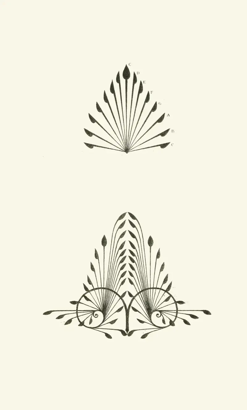 Dekorativ designkonst, plansch 3 av Christopher Dresser