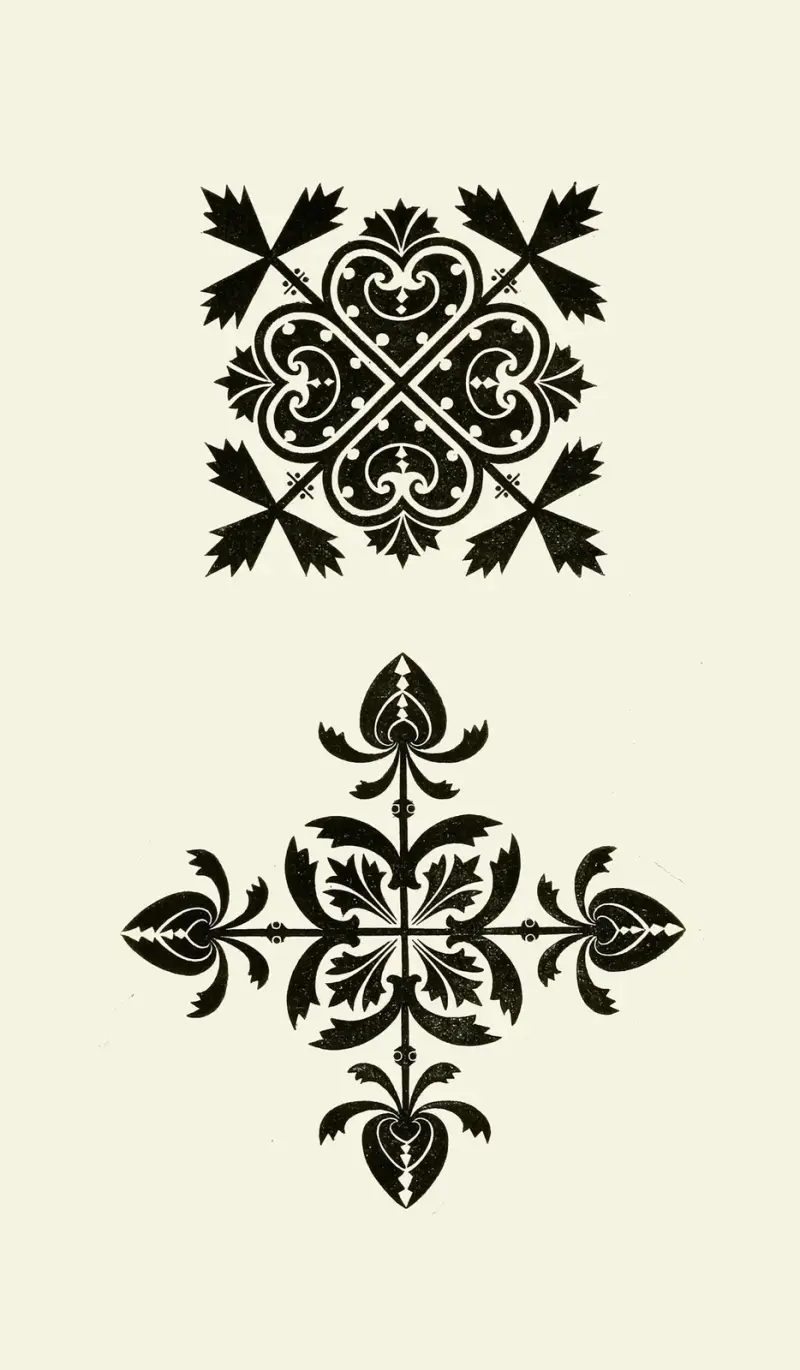 Dekorativ designkonst, plansch 6 av Christopher Dresser