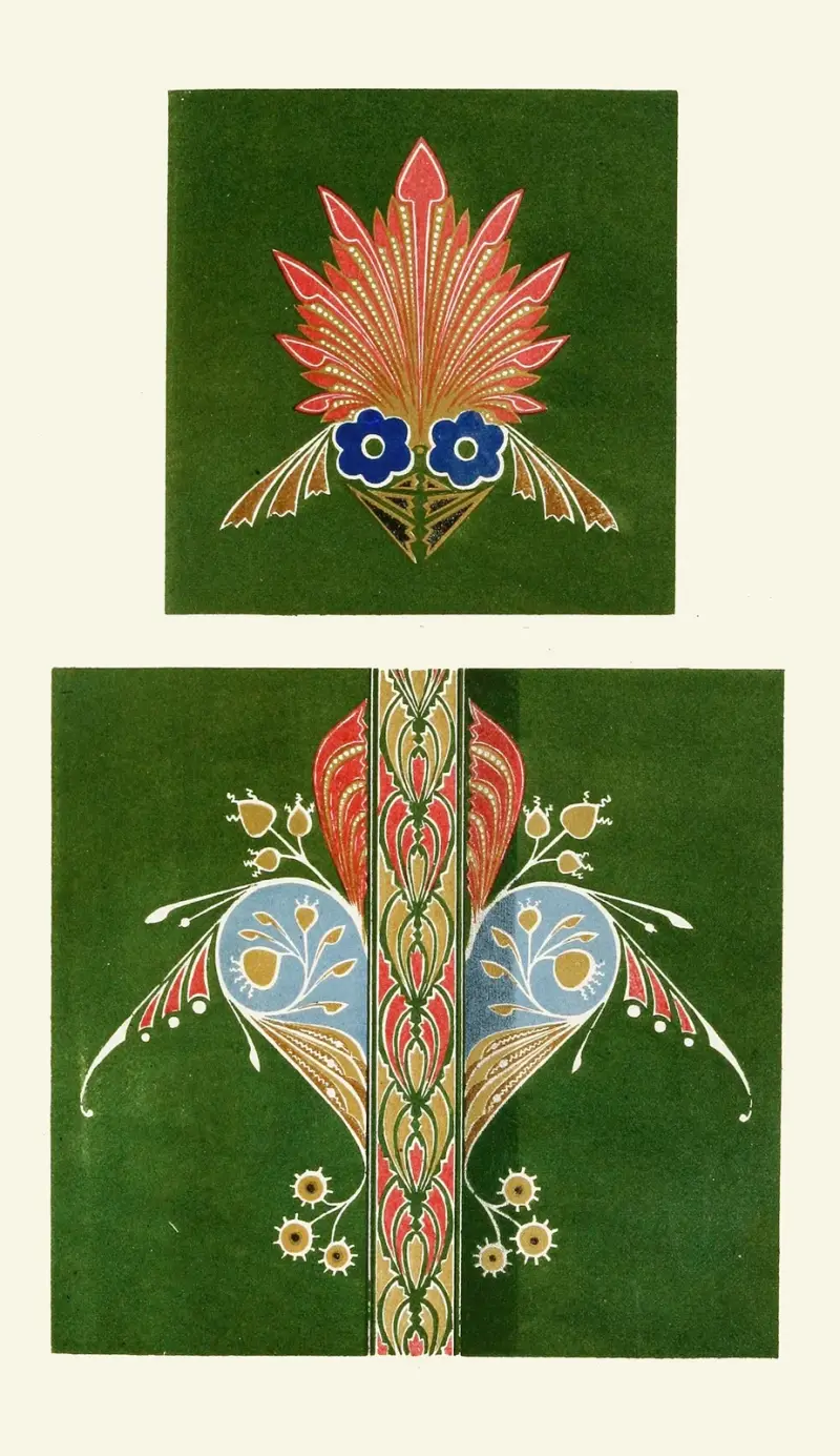 Dekorativ designkonst, plansch 18 av Christopher Dresser