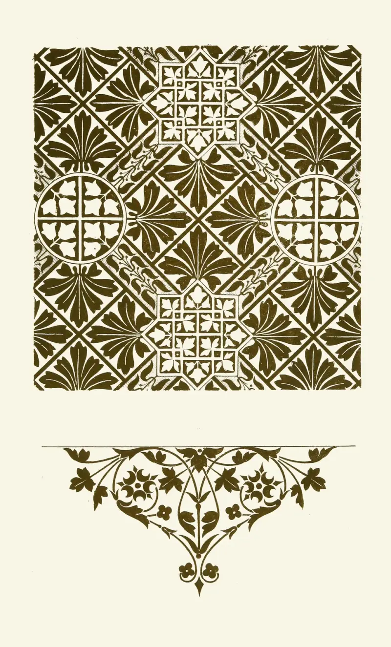 Dekorativ designkonst, plansch 24 av Christopher Dresser