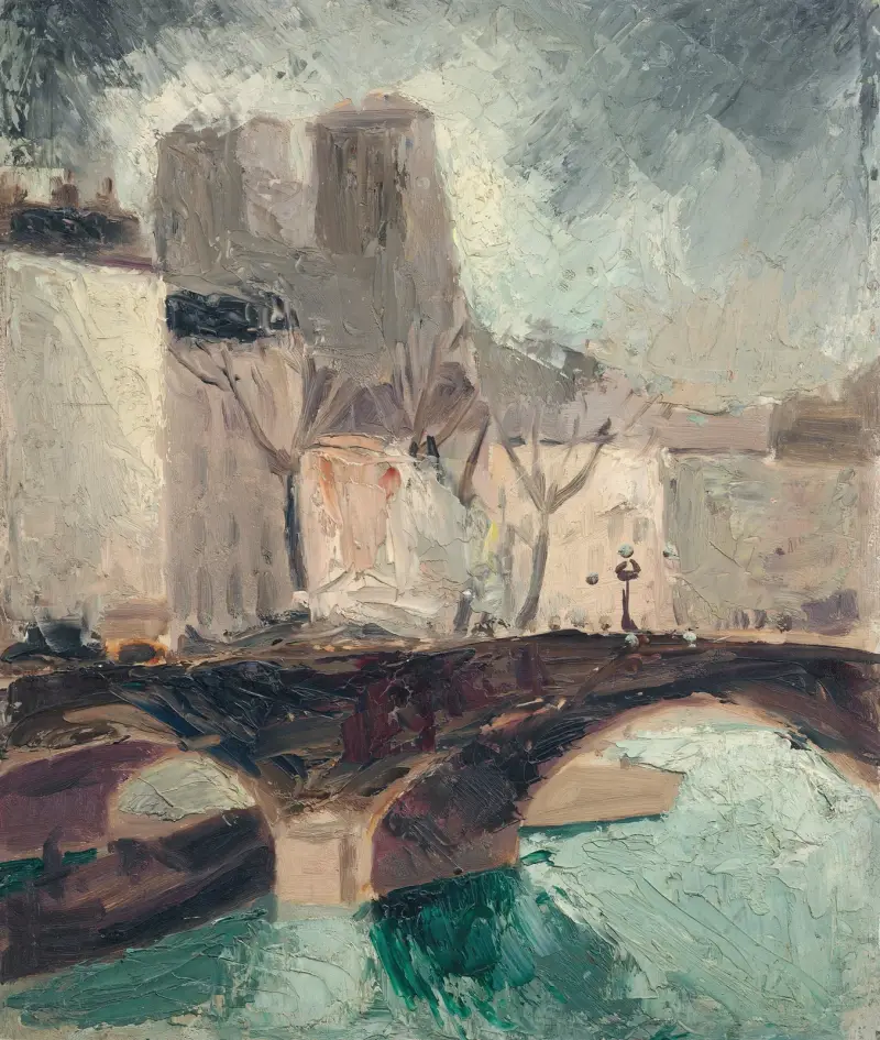 Most a Notre-Dame, Paříž, Christopher Wood
