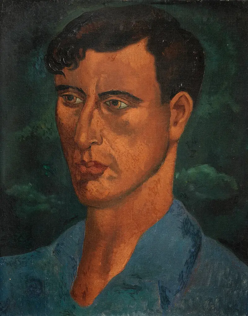 Porträtt av en ung man av Christopher Wood