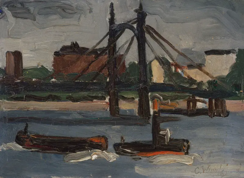 Temže u Battersea, Christopher Wood