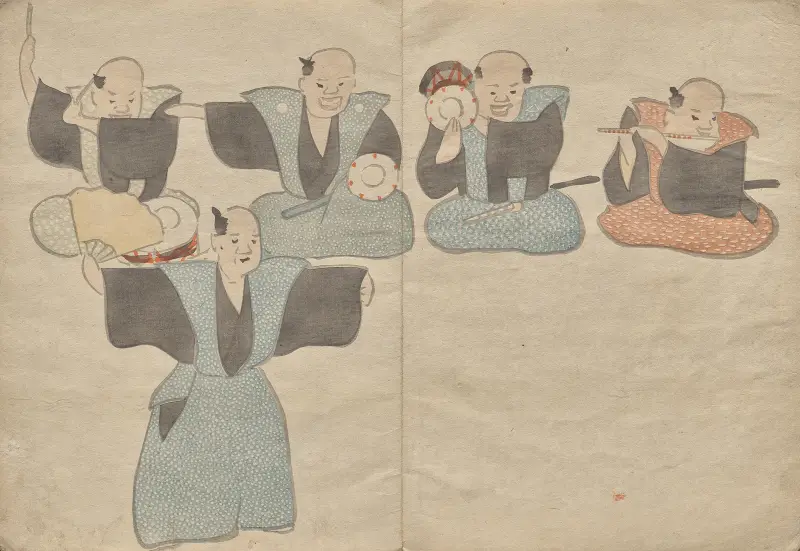 Kōrin-bildboken, plansch 1 av Hōchū Nakamura