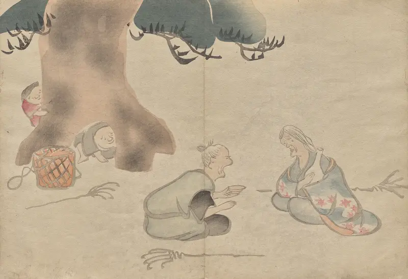 Kōrin-bildboken, plansch 3 av Hōchū Nakamura