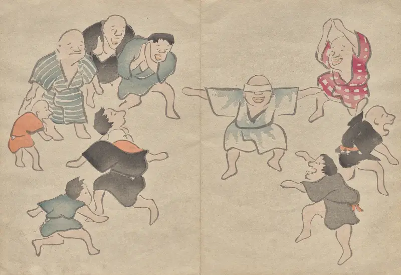 Kōrin-bildboken, plansch 5 av Hōchū Nakamura