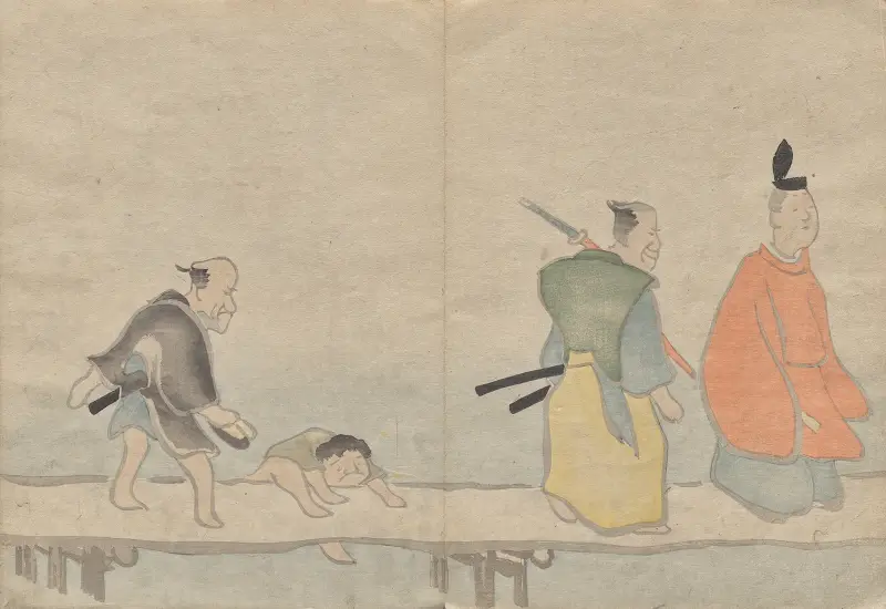 Kōrin-bildboken, plansch 7 av Hōchū Nakamura