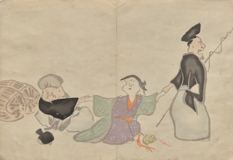 Kōrin-bildboken, plansch 12 av Hōchū Nakamura