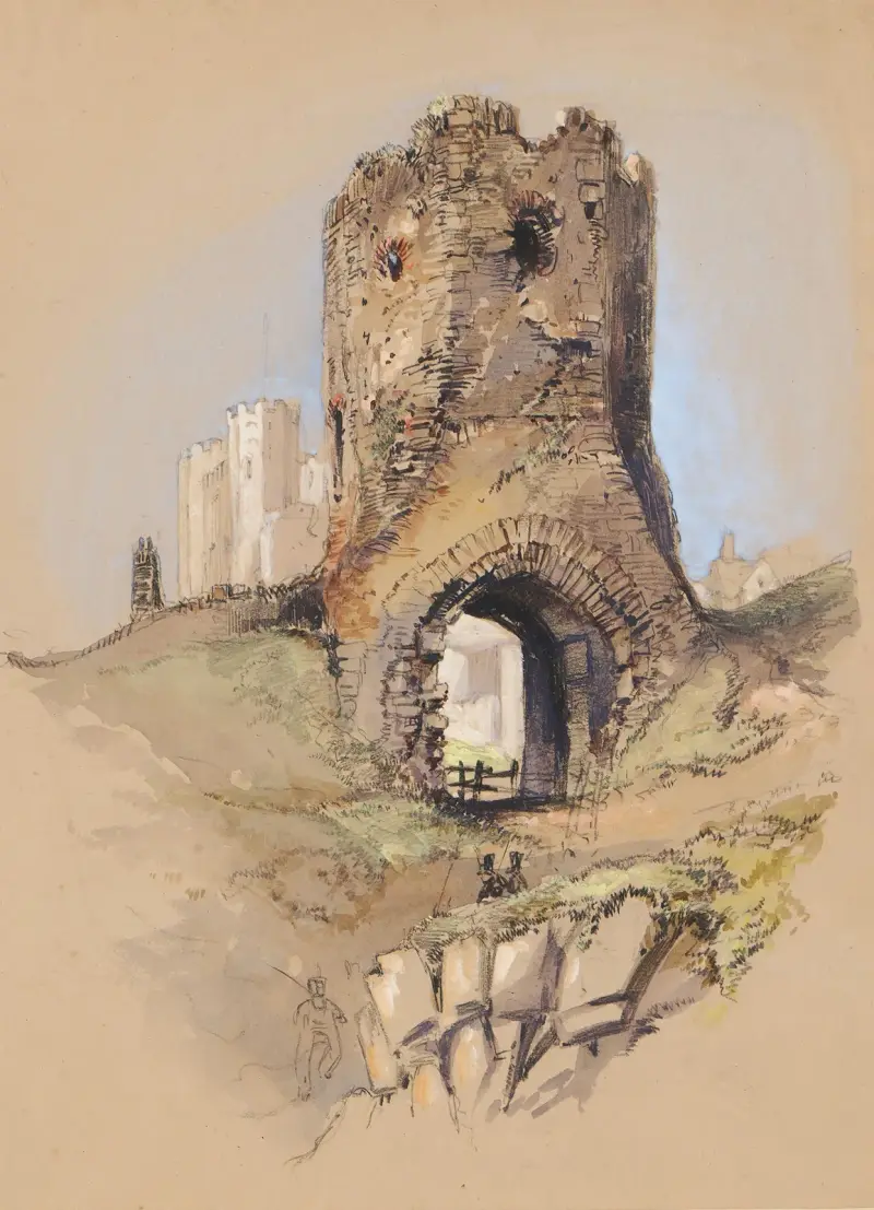 Ruined Gateway, Dover Castle av Clarkson Stanfield
