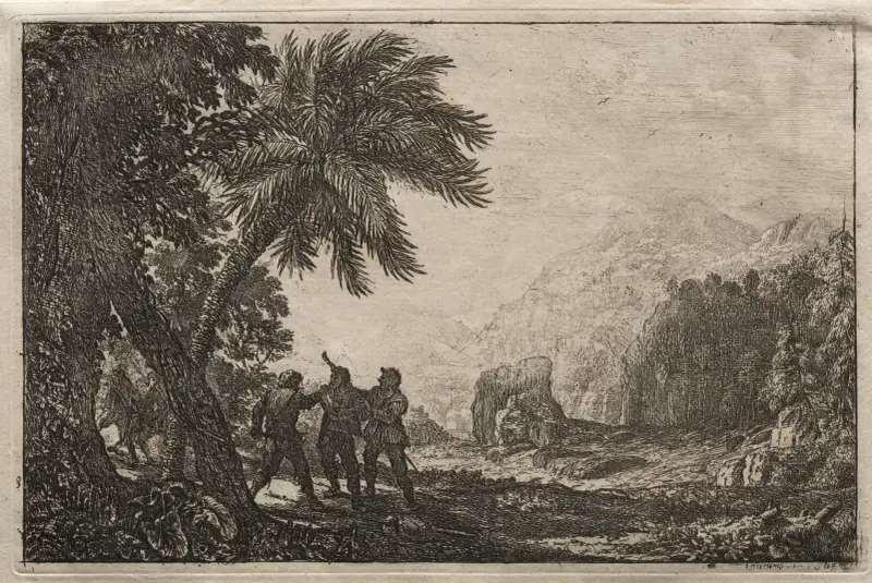Landscape with Brigands av Claude Lorrain