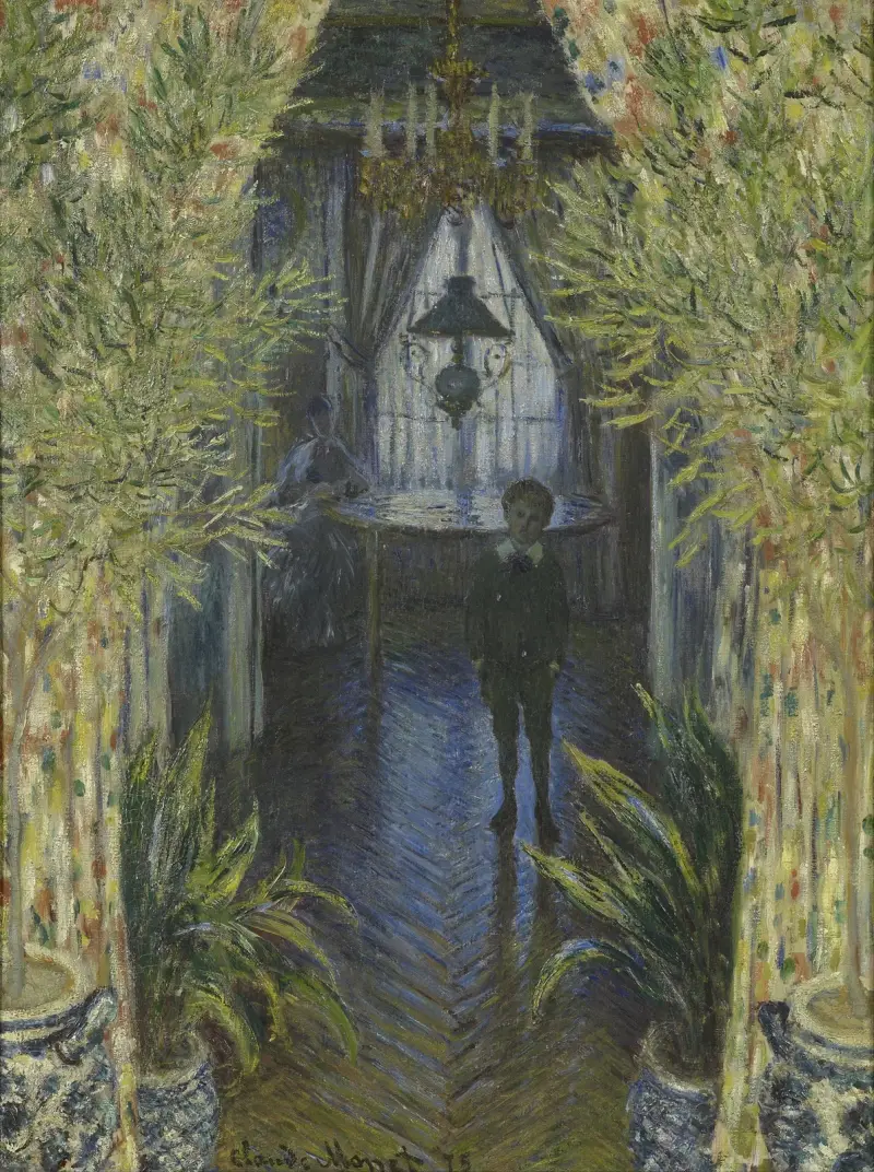En hörna av lägenheten av Claude Monet