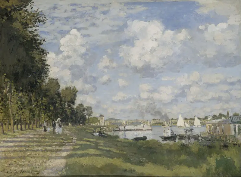Basen w Argenteuil, 1872, Claude Monet