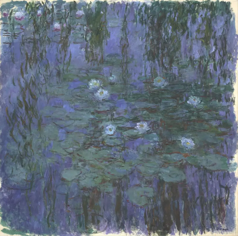 Blue Water Lilies av Claude Monet