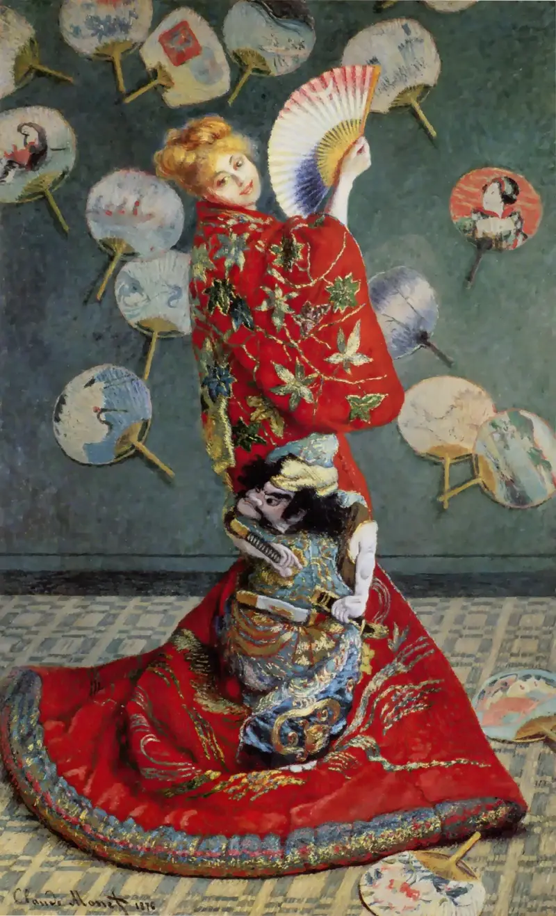 Camille Monet w japońskim stroju, Claude Monet