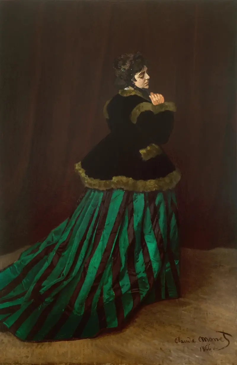 Camille (Žena v zelených šatech), Claude Monet