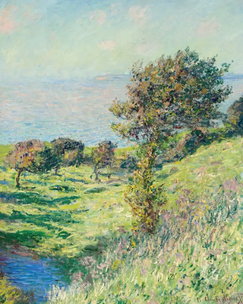Poryv větru, Claude Monet
