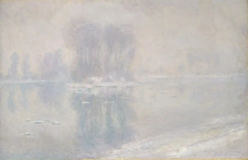Eisschollen von Claude Monet