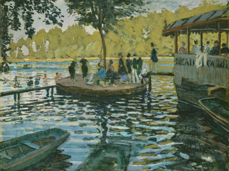 La Grenouillere av Claude Monet