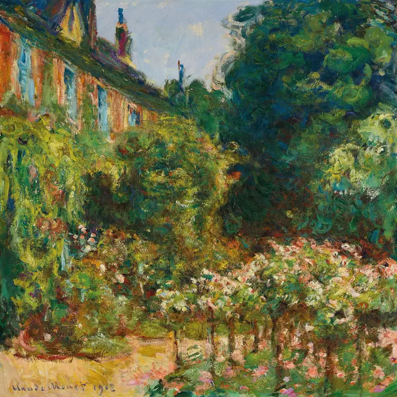Das Haus des Künstlers in Giverny von Claude Monet