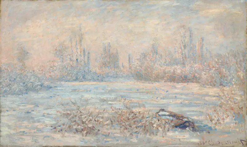 Le Givre av Claude Monet