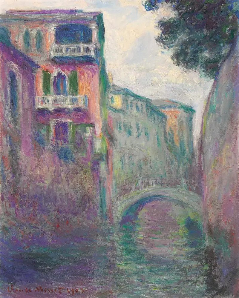 Le Rio de la Salute av Claude Monet