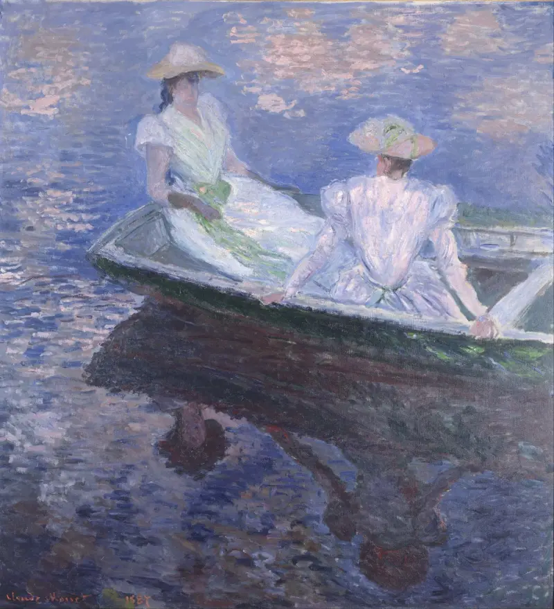 Na lodi, Claude Monet