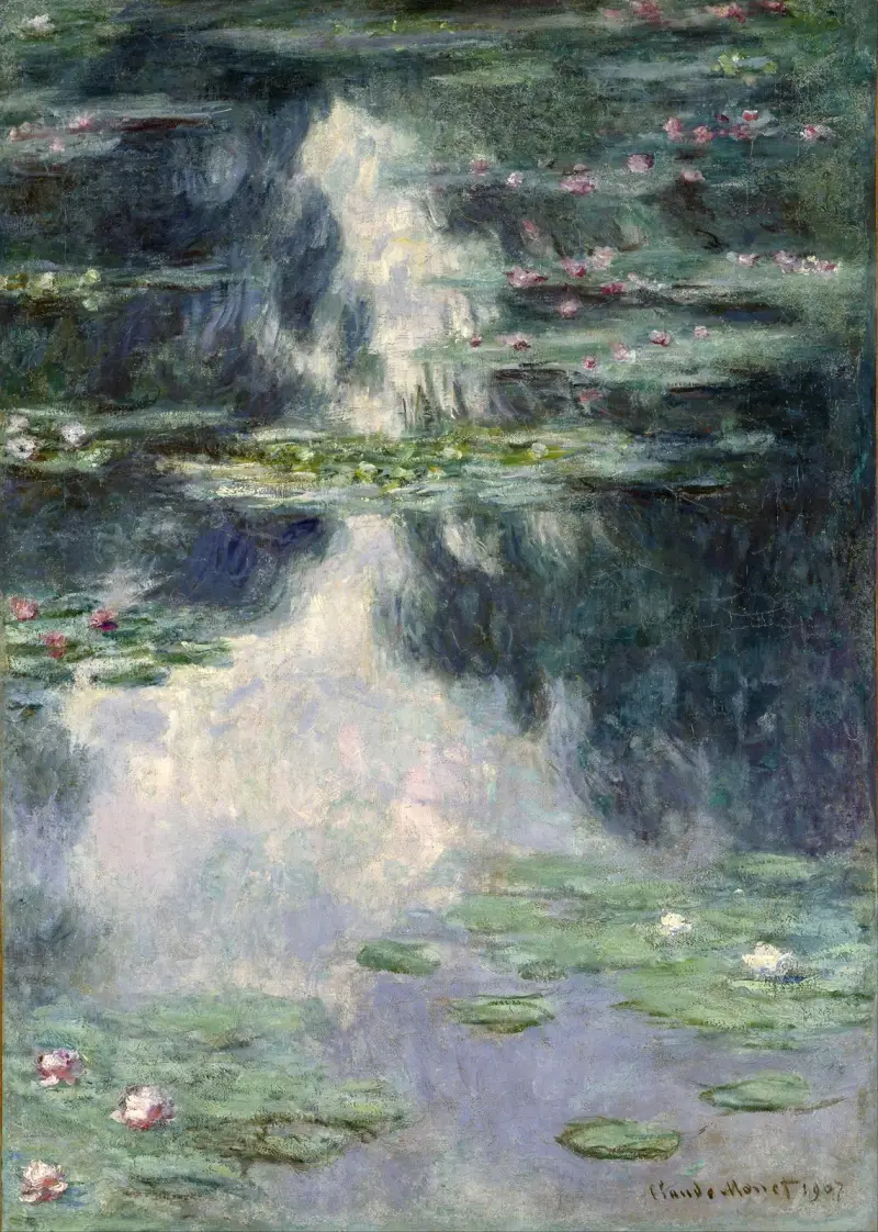 Pond with Water Lilies av Claude Monet