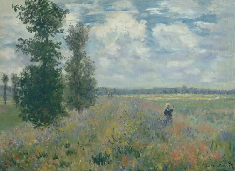 Mohnblumenfeld bei Argenteuil von Claude Monet