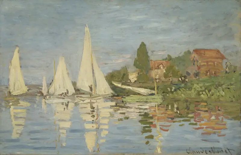 Regaty w Argenteuil, Claude Monet