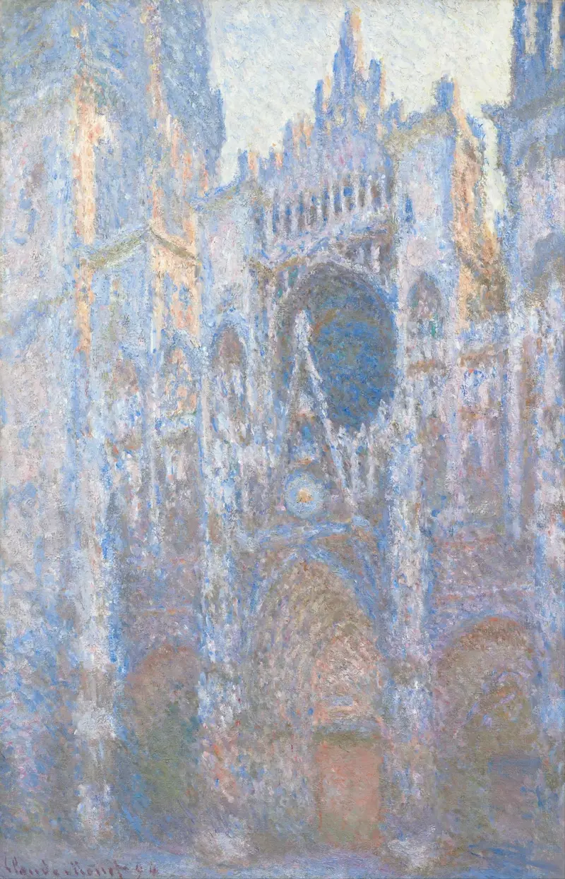 Rouen Cathedral, West Façade av Claude Monet