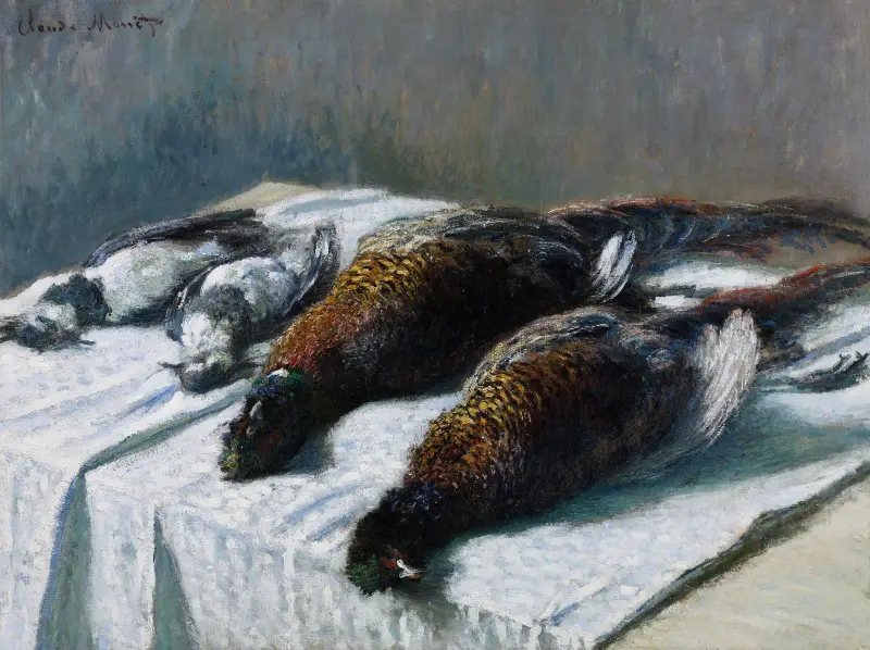 Stillleben mit Fasanen und Kiebitzen von Claude Monet
