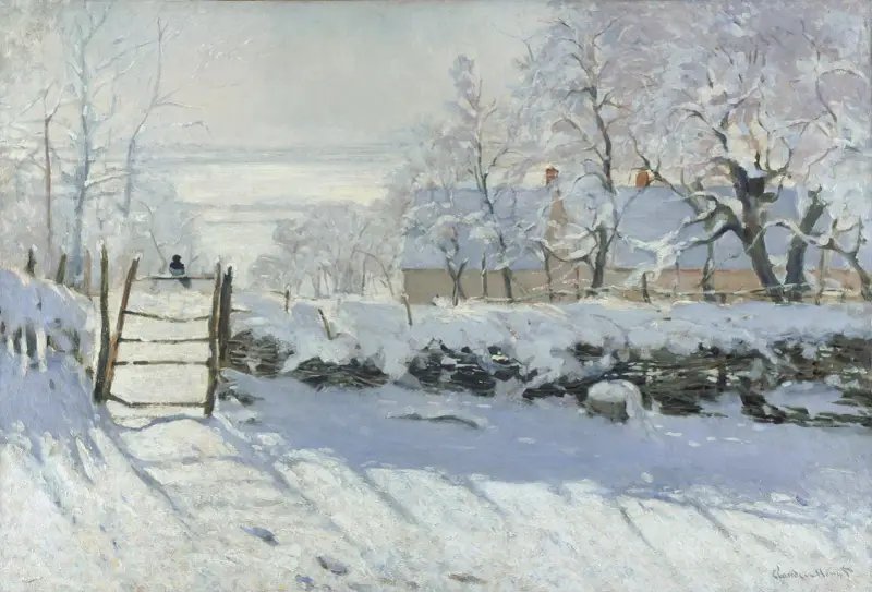 Die Elster von Claude Monet