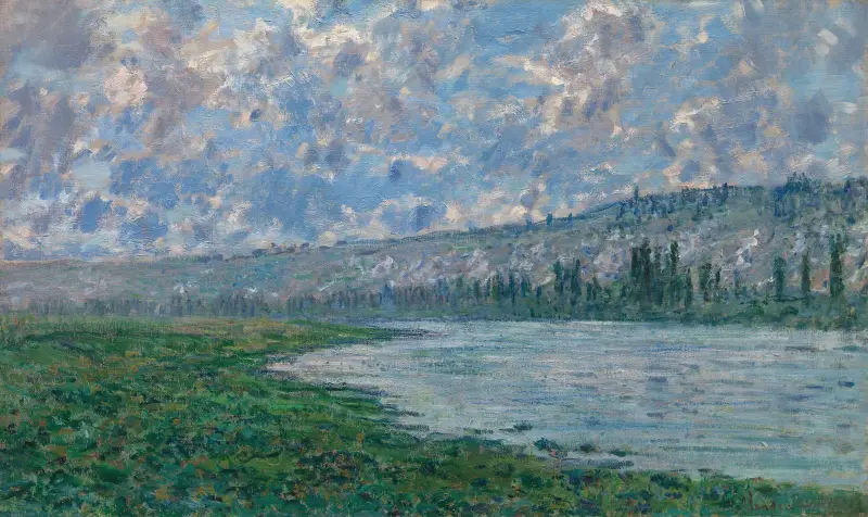 Die Seine bei Vétheuil von Claude Monet