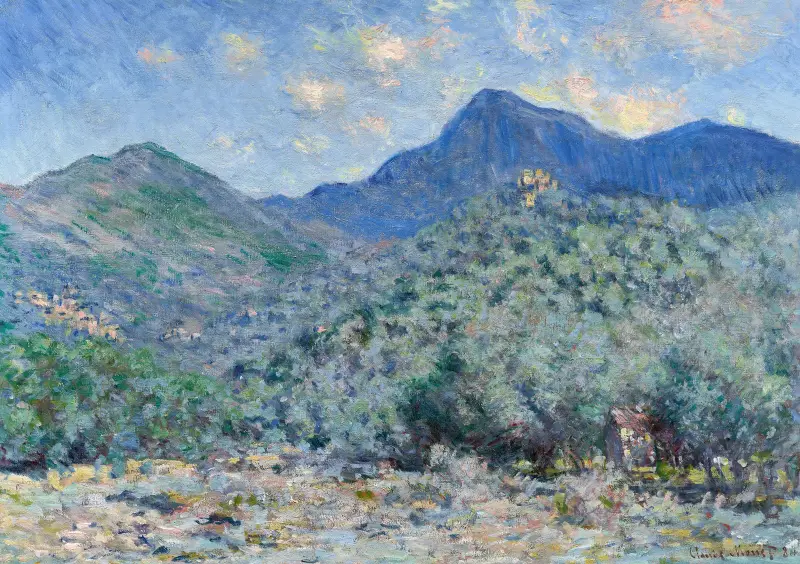 Valle Buona nära Bordighera av Claude Monet