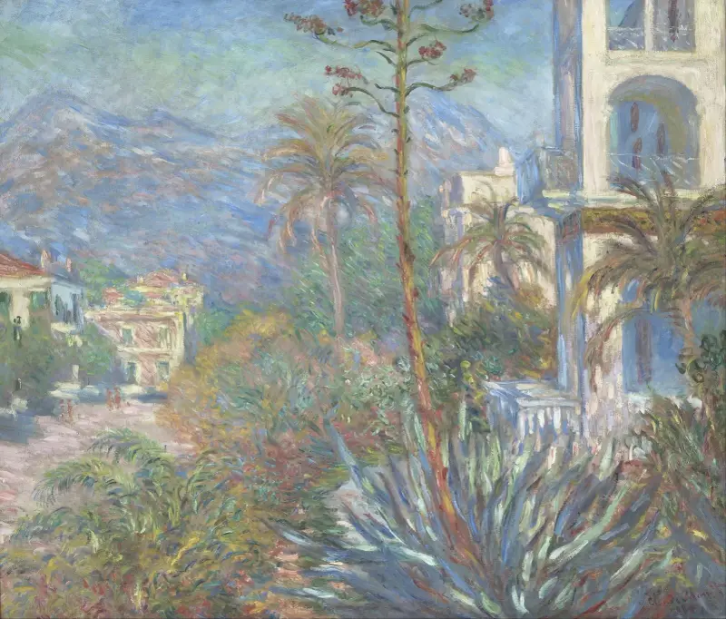 Villas at Bordighera av Claude Monet