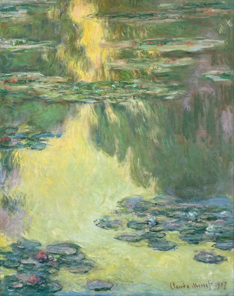 Waterlilies, 1907 av Claude Monet