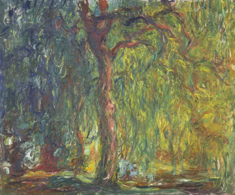 Smuteční vrba, Claude Monet