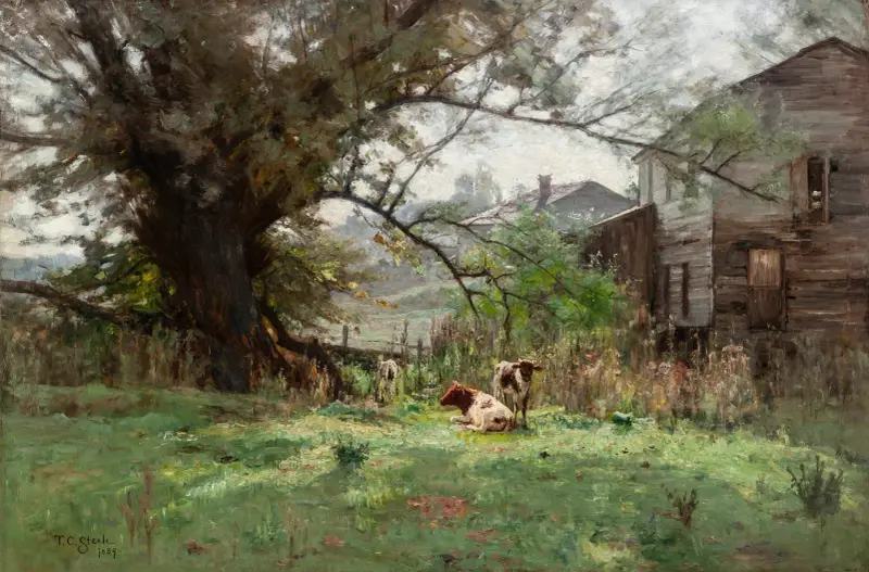 Poranek – Stary młyn Schofielda, Theodore Clement Steele