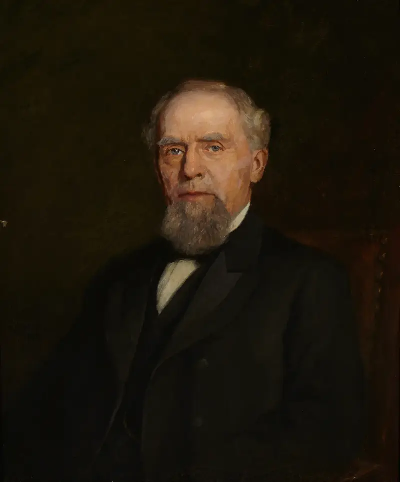 Porträtt av William J. Holliday av Theodore Clement Steele