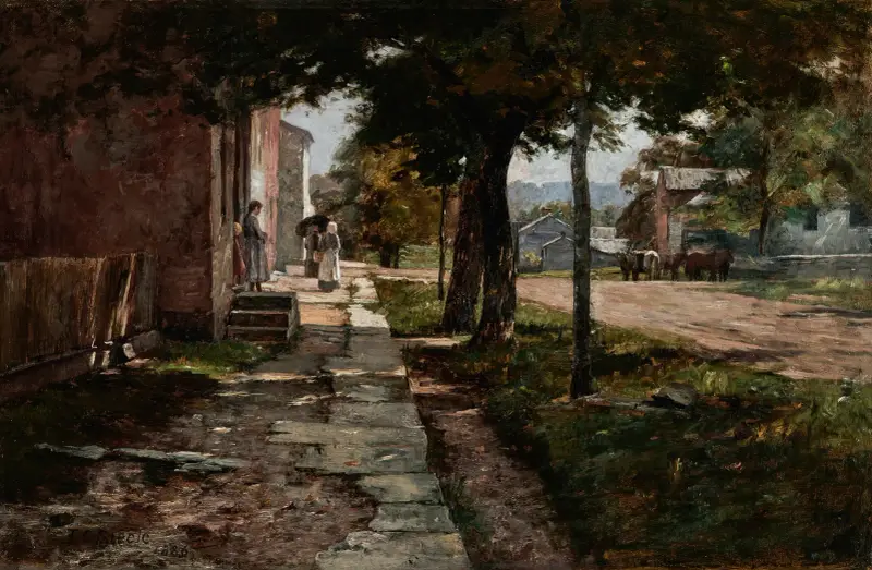 Straße in Vernon von Theodore Clement Steele